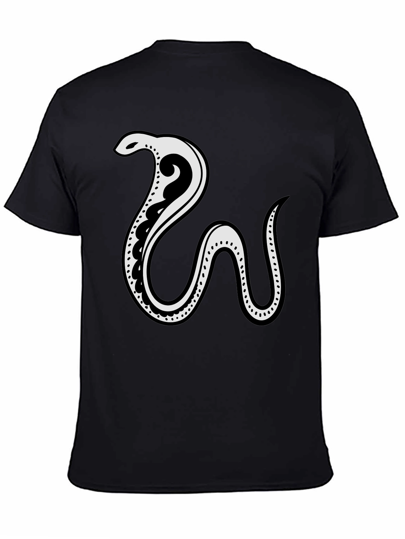 Snake Graphic T-Shirt - Cool Casual Tee