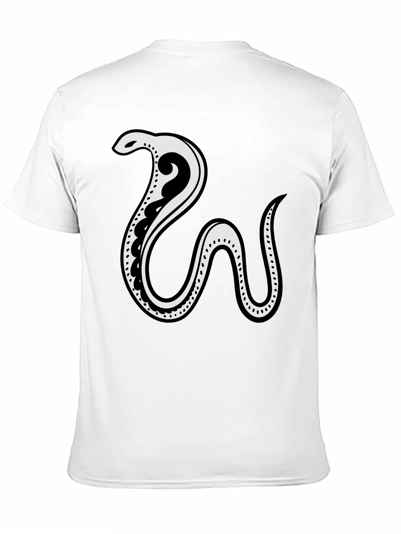 Snake Graphic T-Shirt - Cool Casual Tee