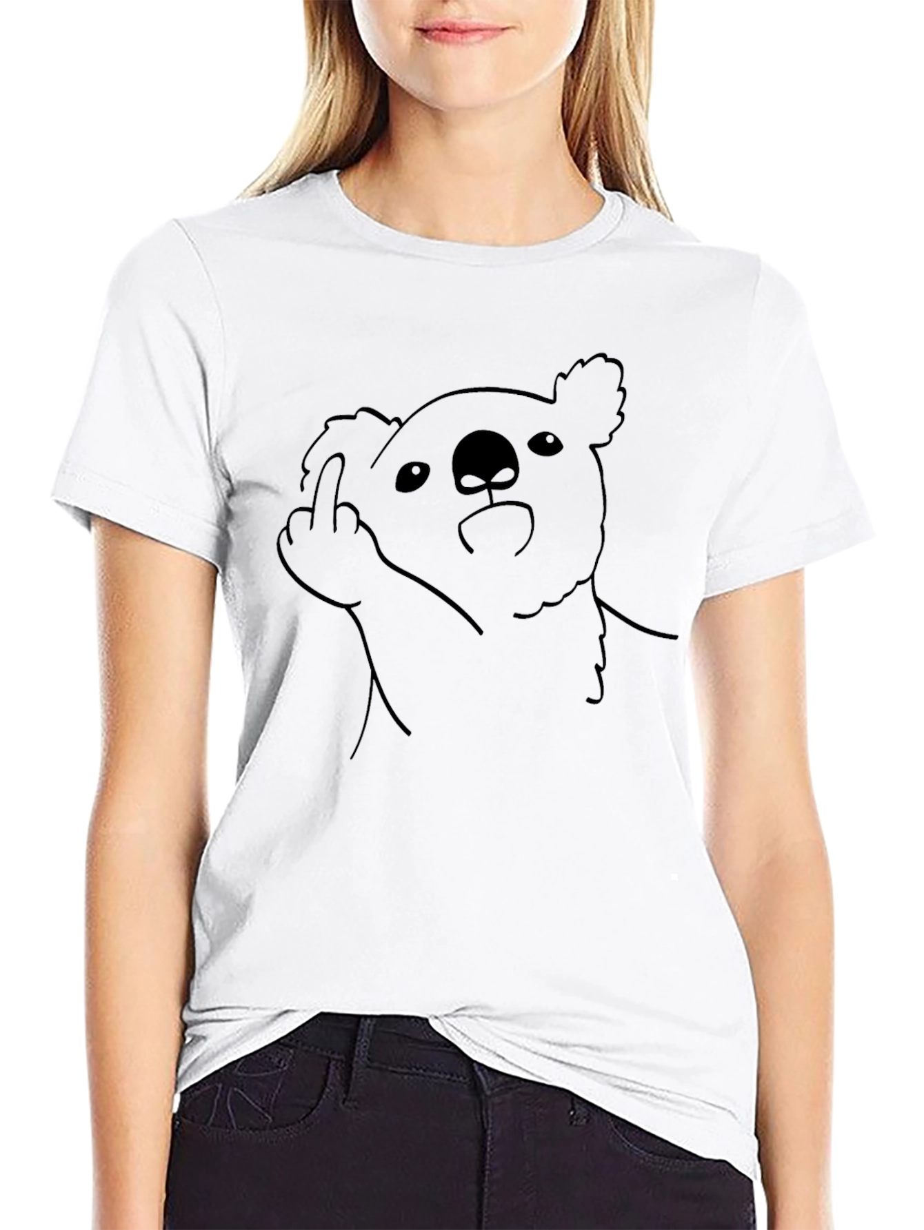 Koala Middle Finger T-Shirt