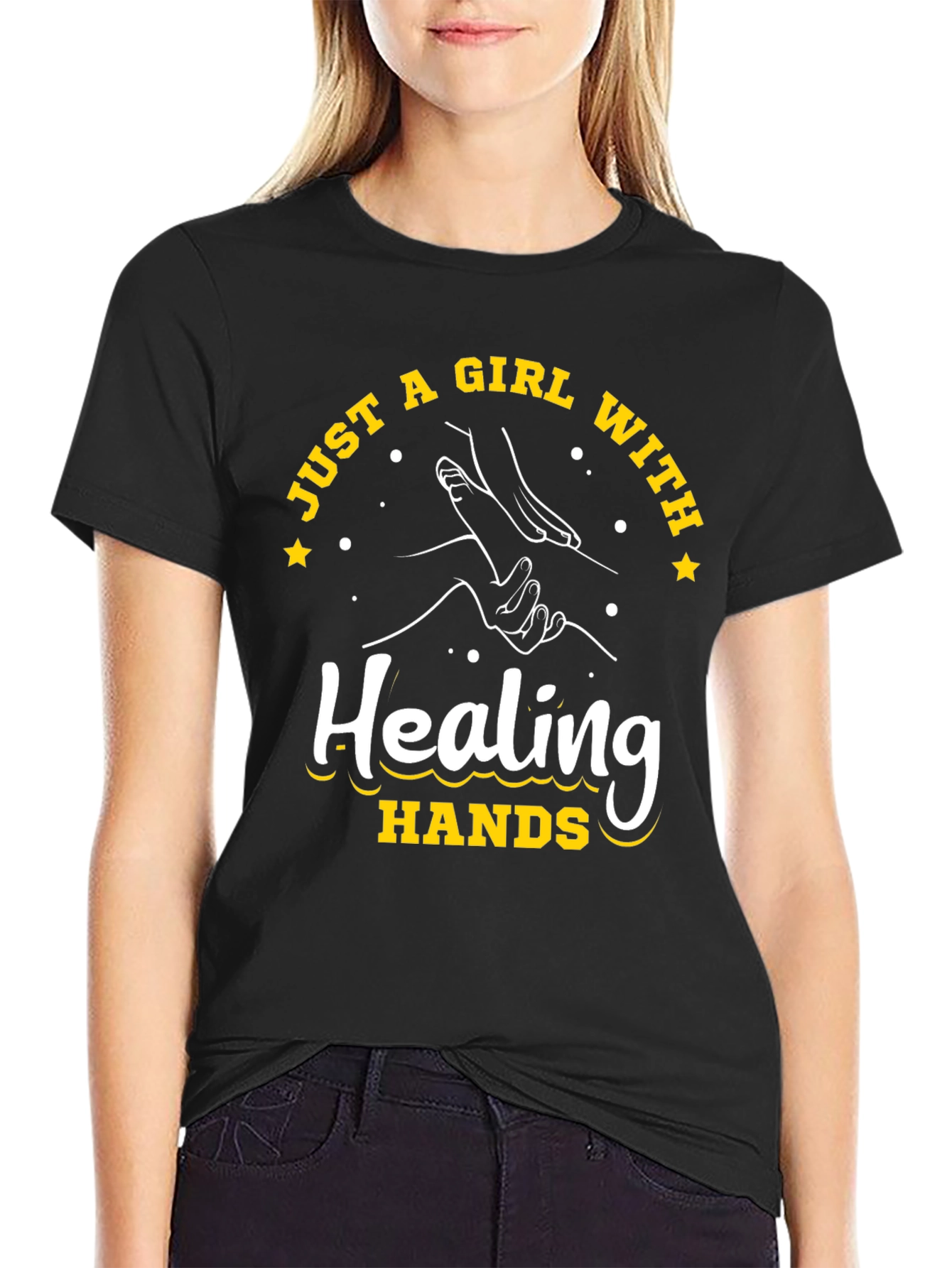 Healing Hands T-Shirt - Just a Girl With