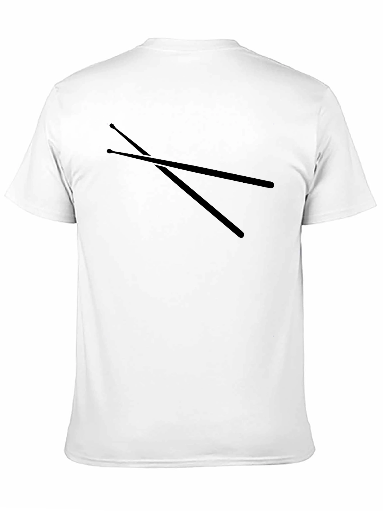 Black Drumsticks T-Shirt - Musician Style