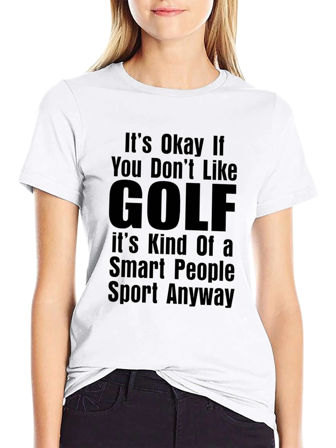 Funny Golf T-Shirt: Smart People Sport Tee