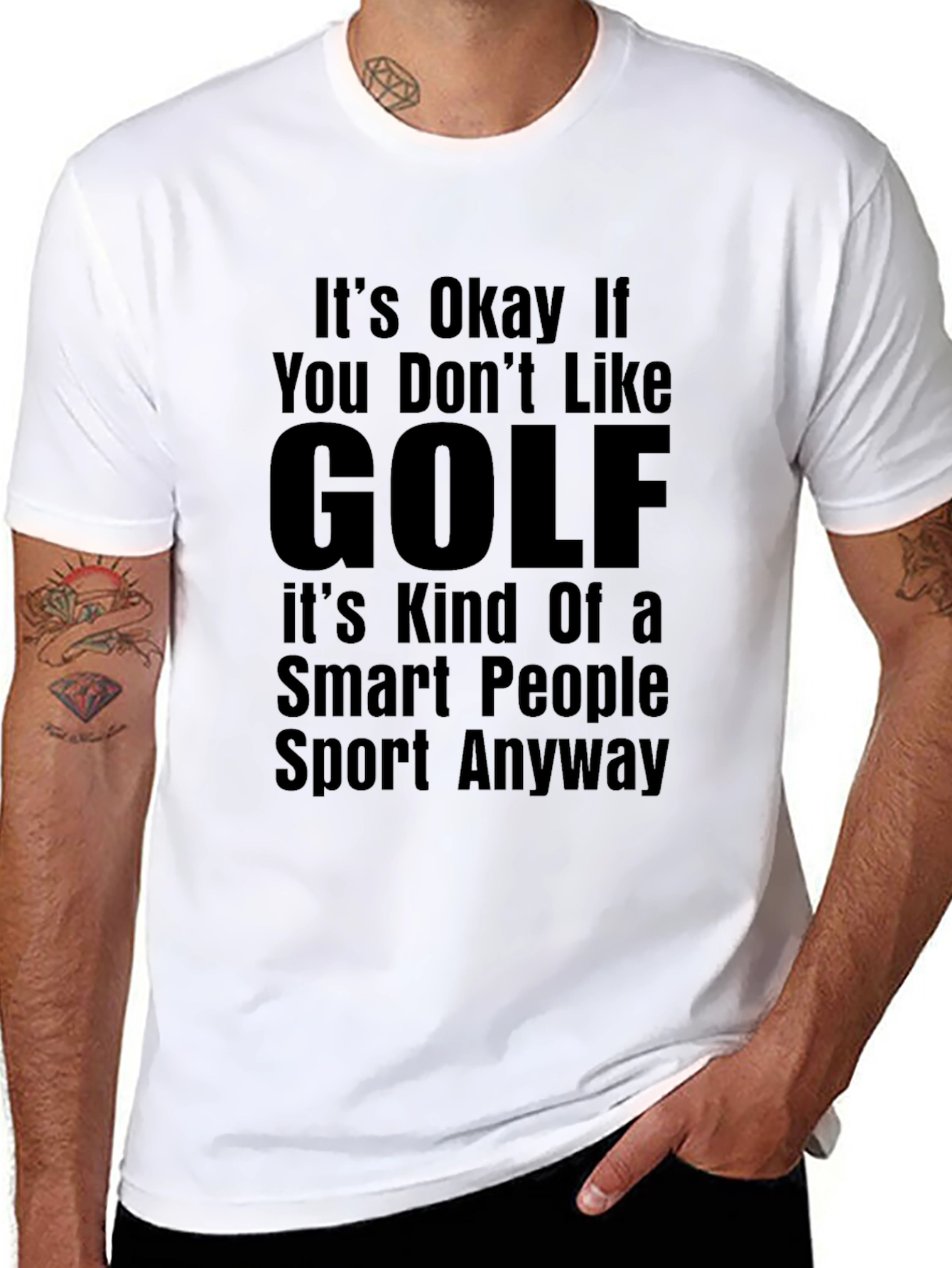 Funny Golf T-Shirt: Smart People Sport Tee