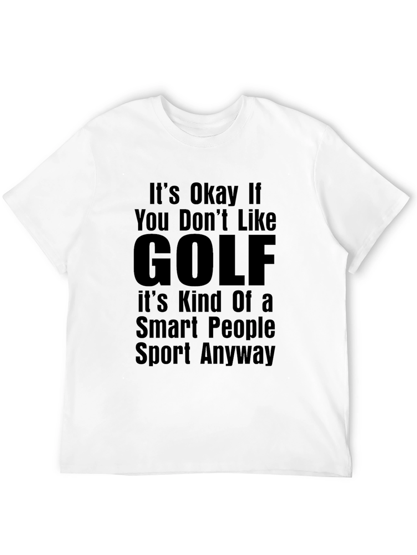 Funny Golf T-Shirt: Smart People Sport Tee