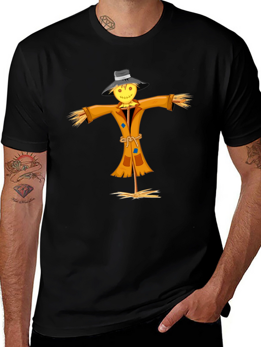 Scarecrow Graphic Tee - Unique Halloween Shirt