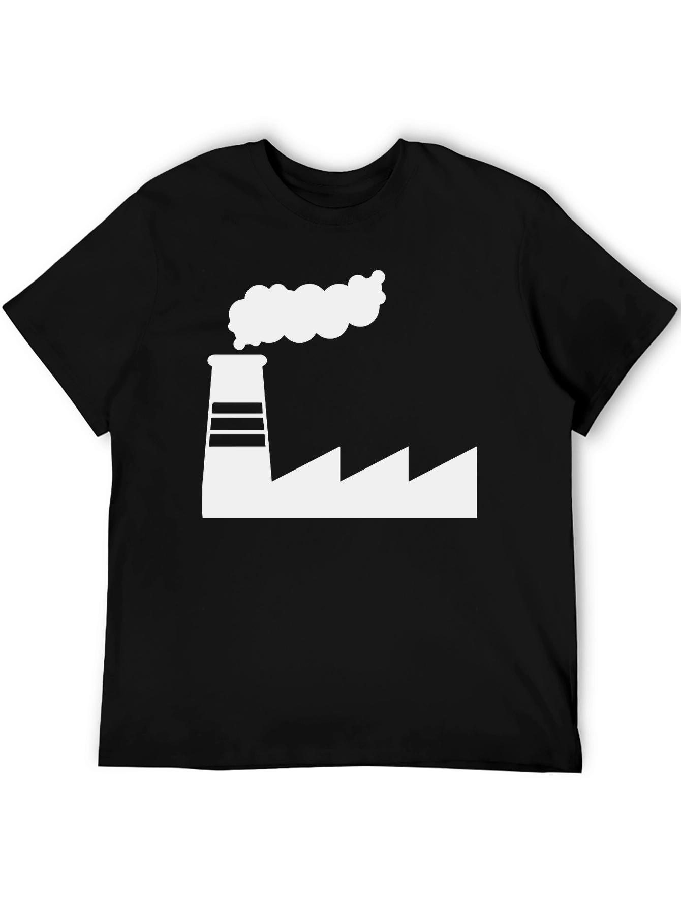 Factory Graphic Tee - Industrial Chic T-Shirt