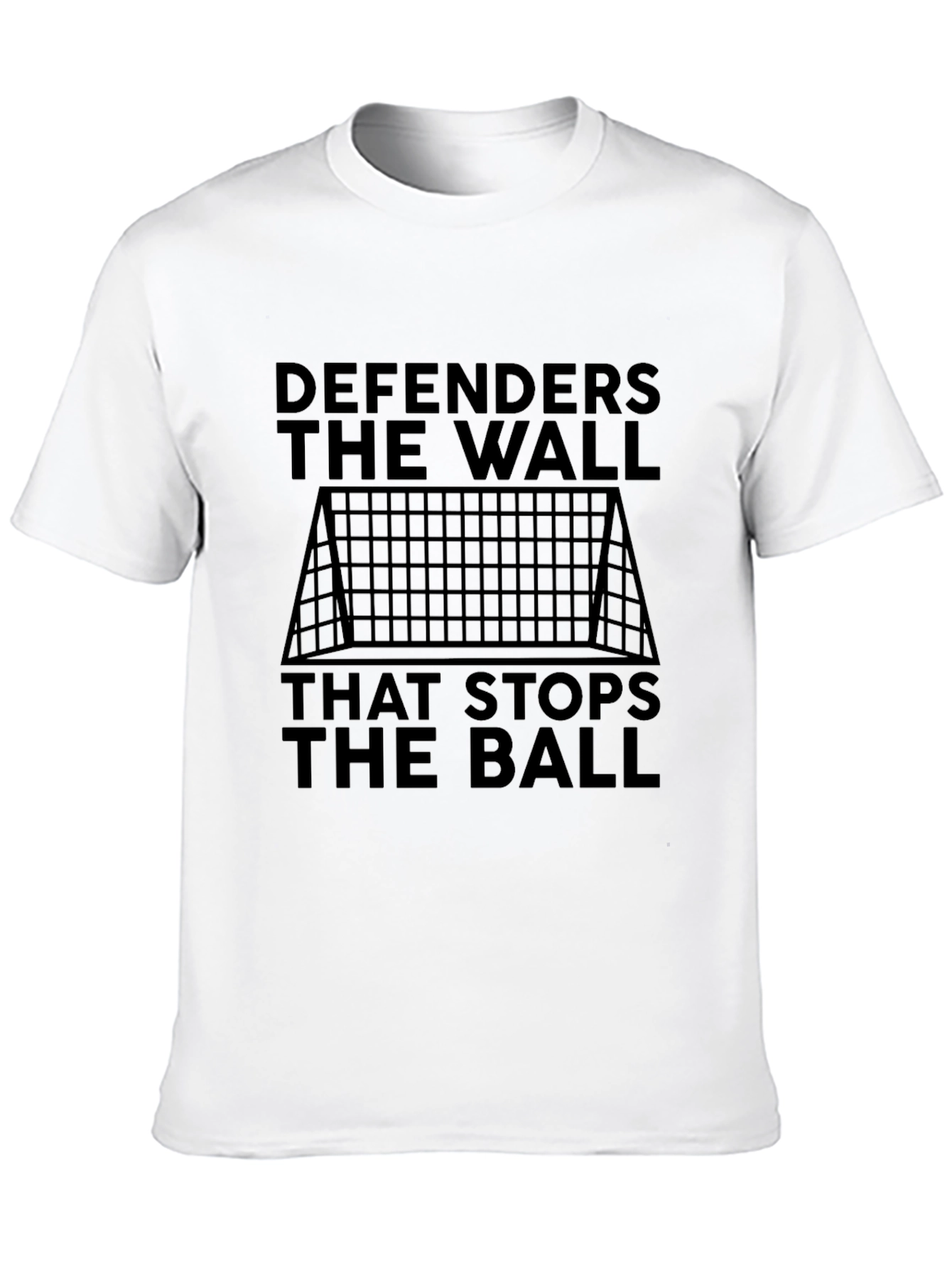 Defenders The Wall Soccer Goal Graphic T-Shirt