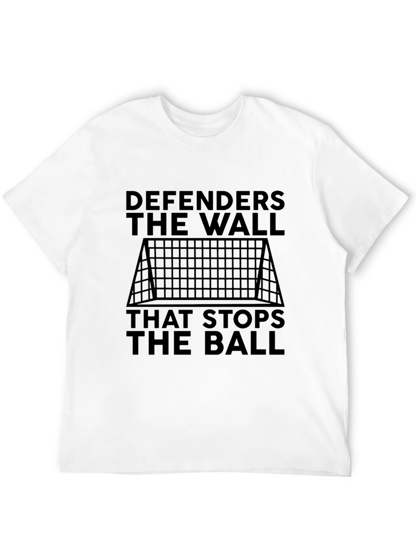 Defenders The Wall Soccer Goal Graphic T-Shirt