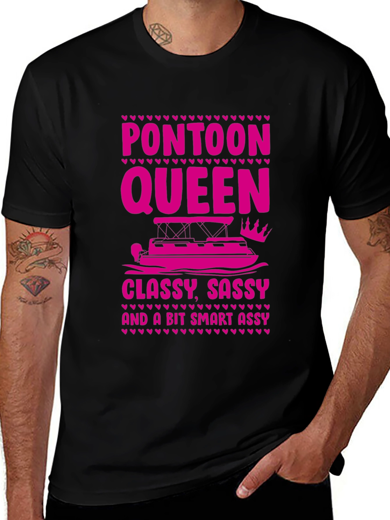 Pontoon Queen Graphic T-Shirt