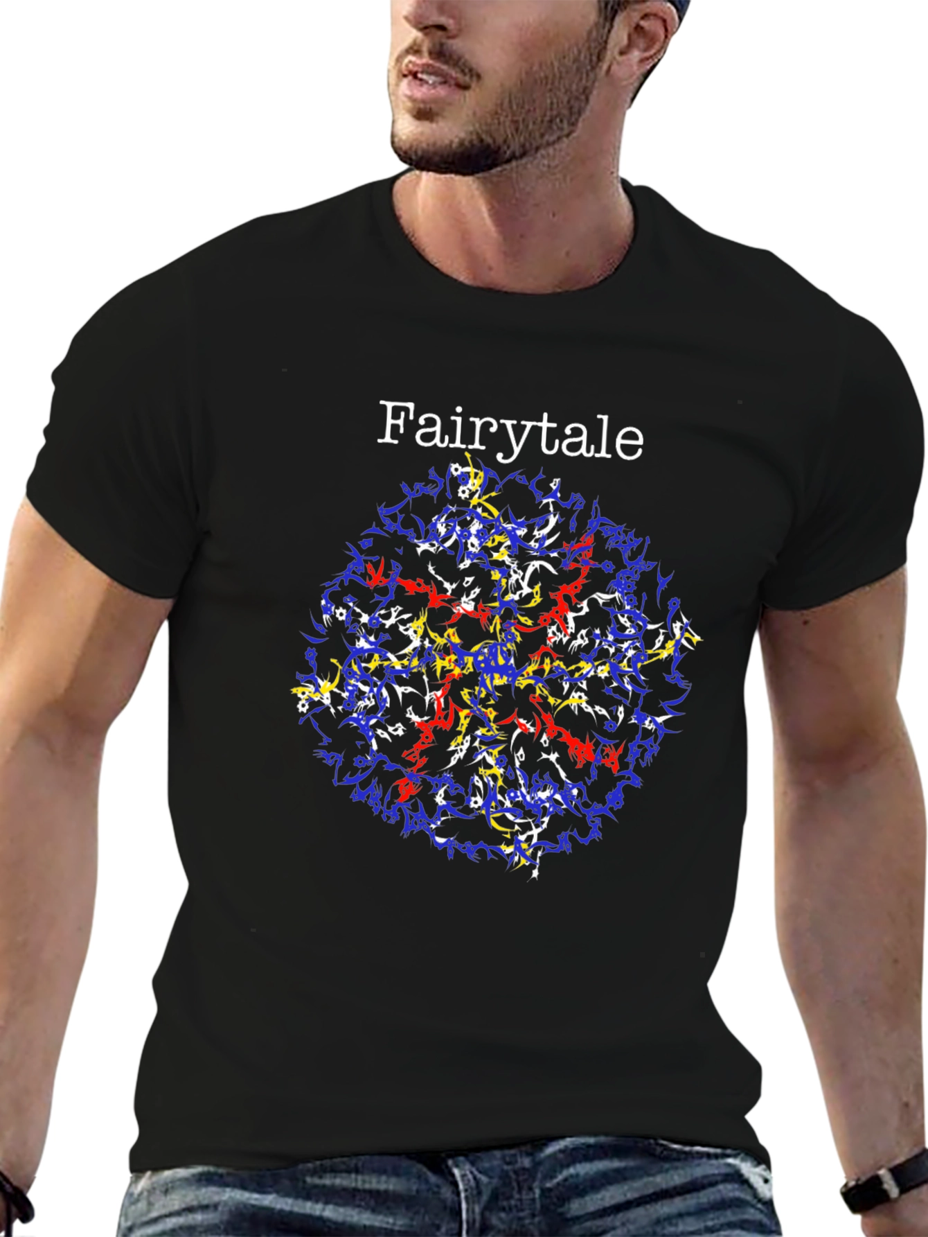 Fairytale Crew Neck Graphic T-Shirt