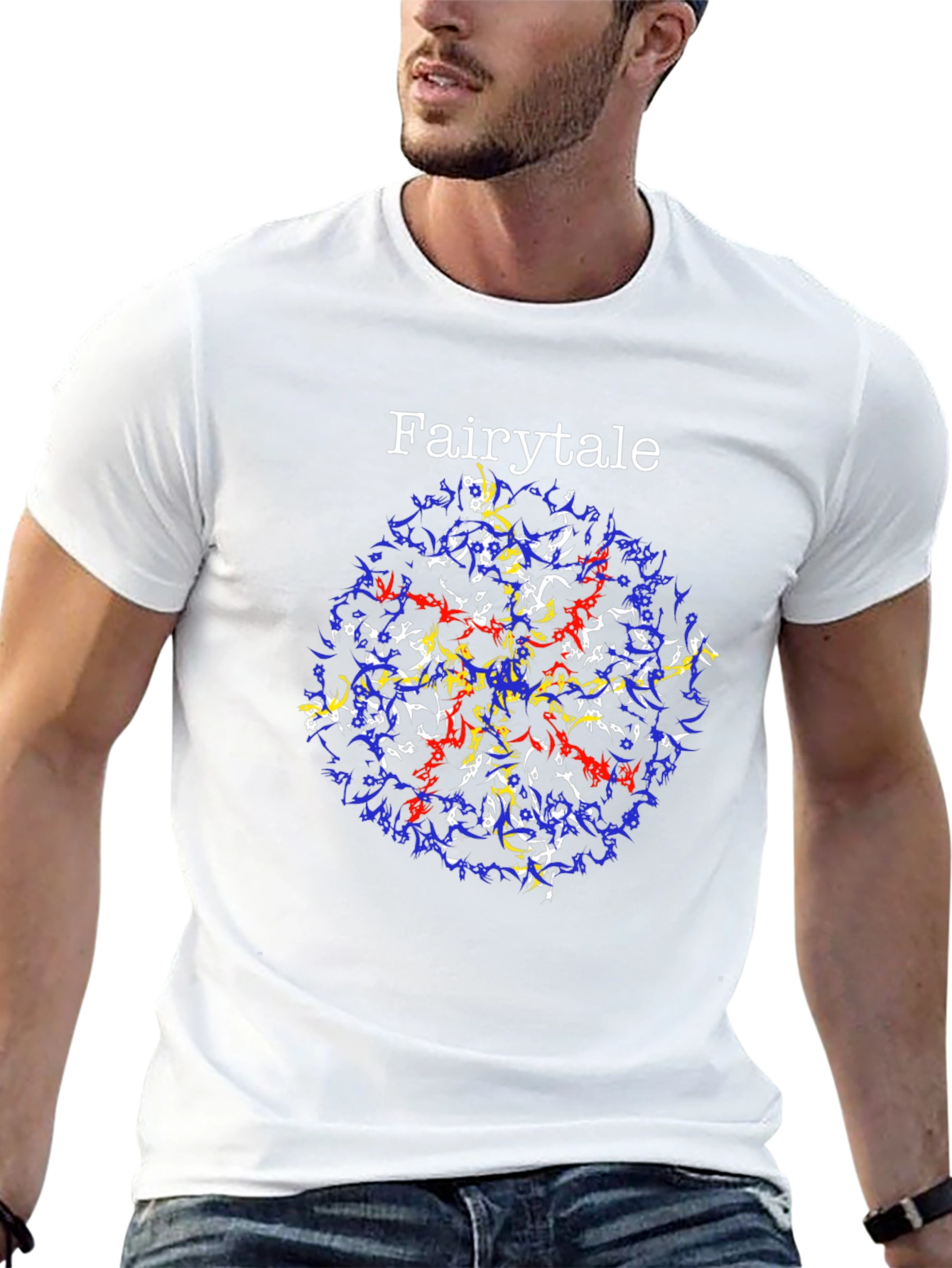 Fairytale Crew Neck Graphic T-Shirt