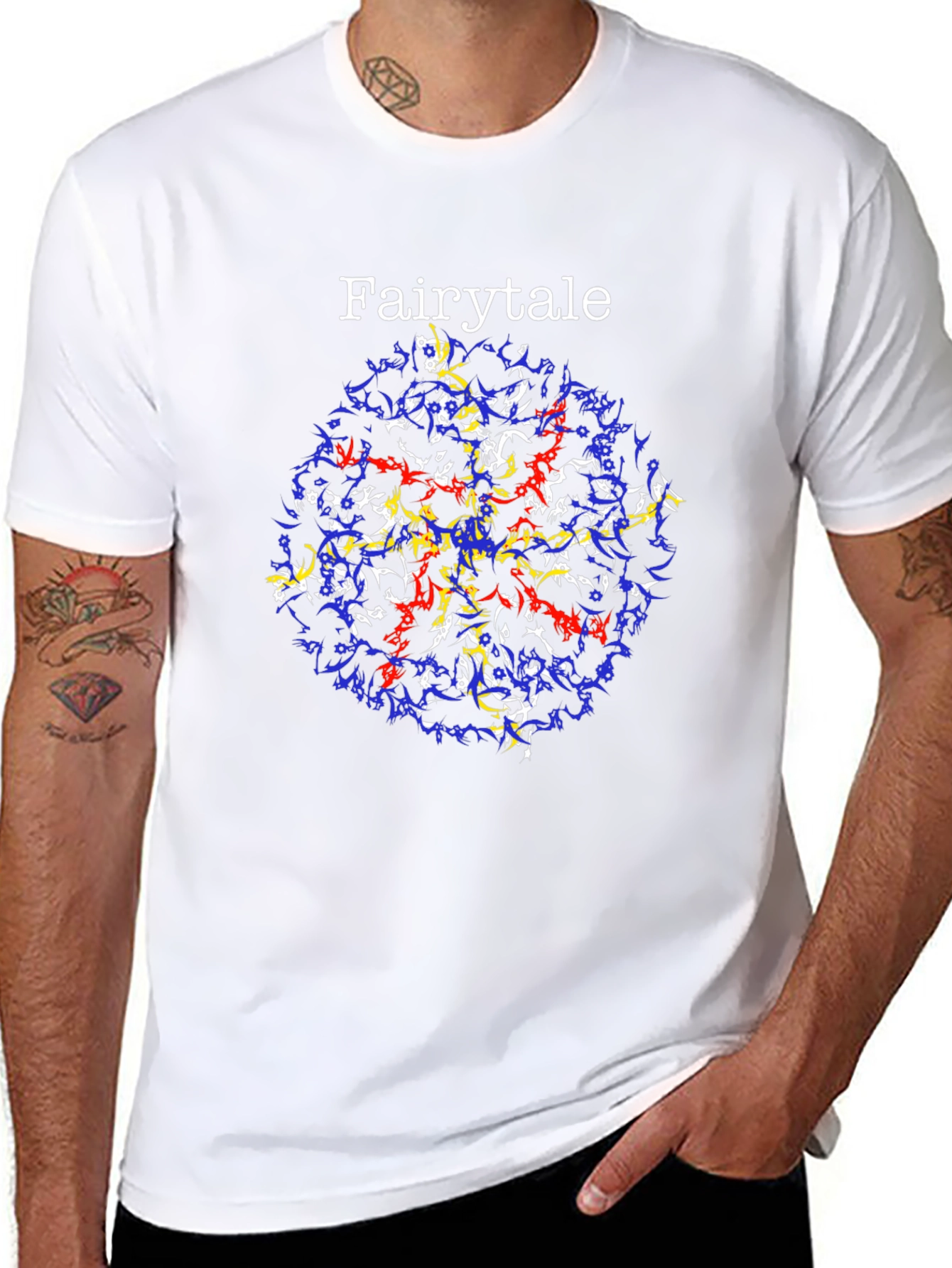 Fairytale Crew Neck Graphic T-Shirt