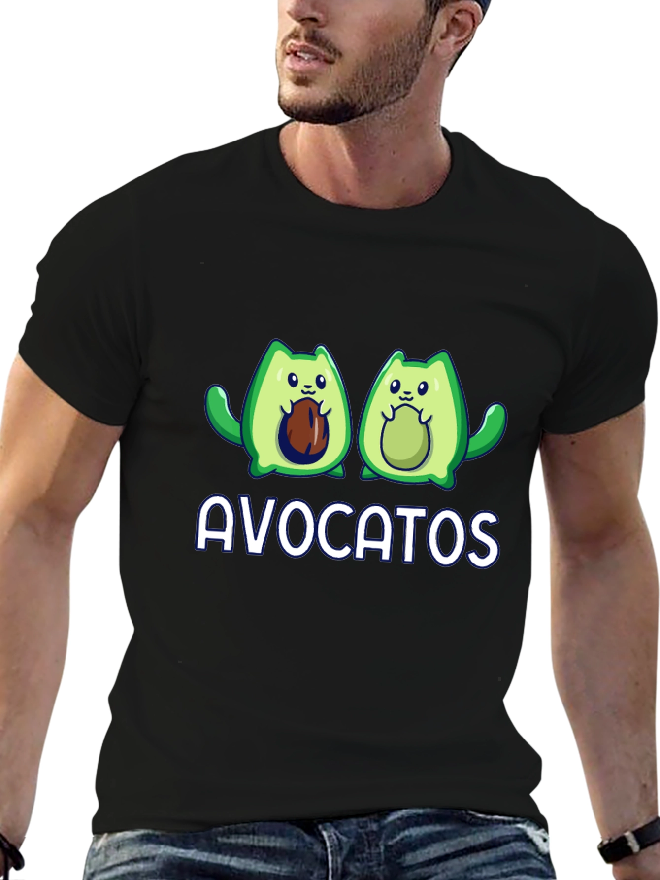 Avocato T-Shirt: Cute Avocado Cat Graphic Tee