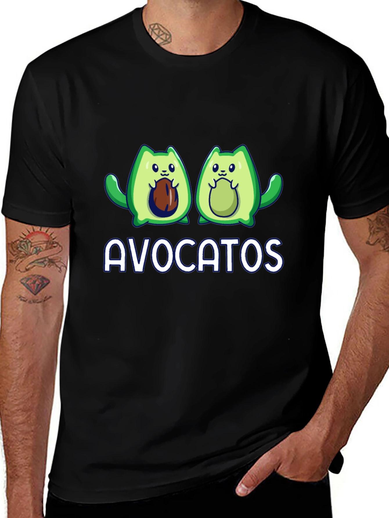 Avocato T-Shirt: Cute Avocado Cat Graphic Tee