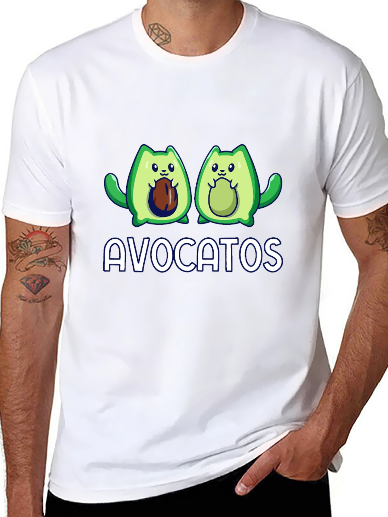 Avocato T-Shirt: Cute Avocado Cat Graphic Tee