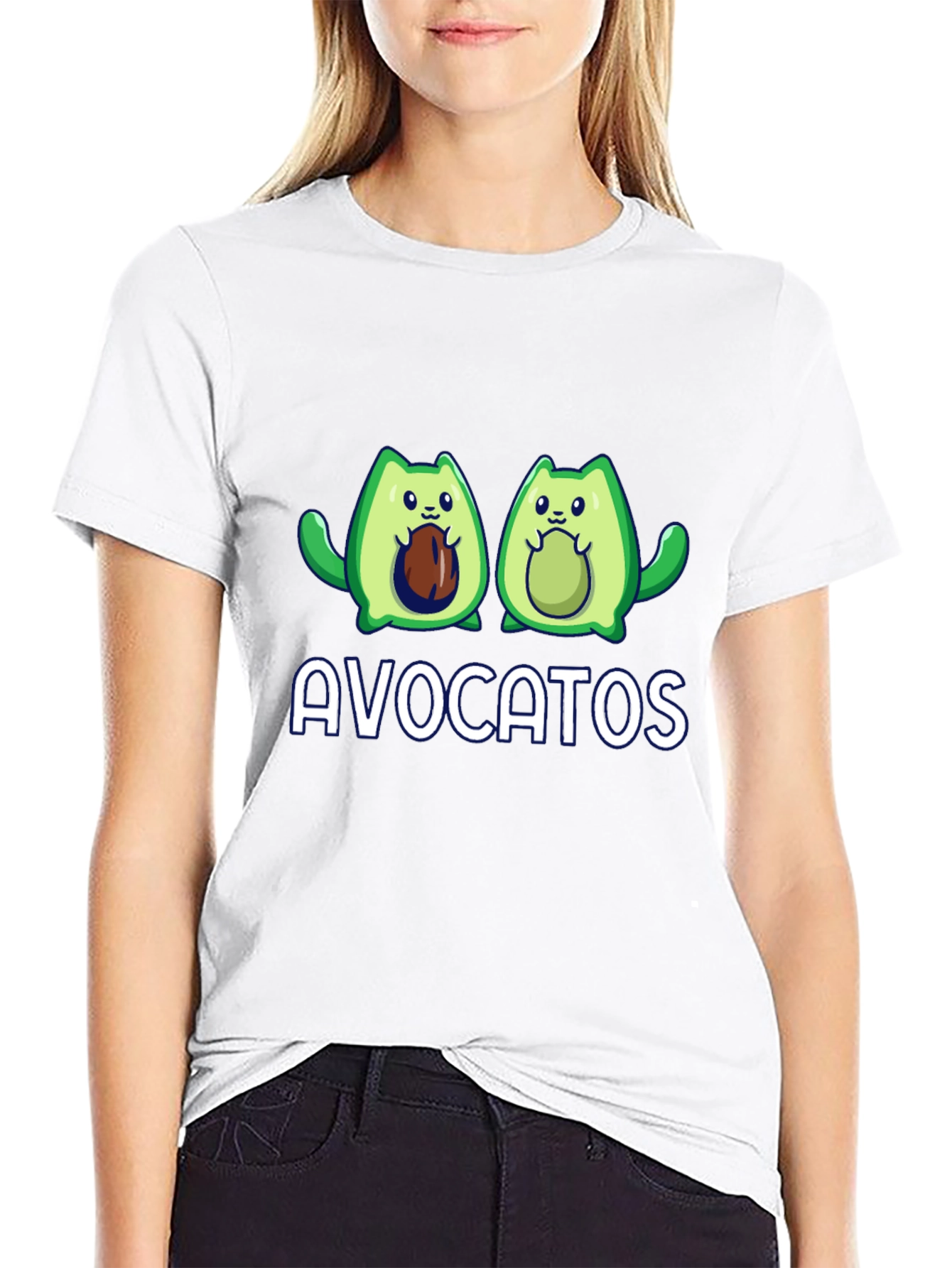 Avocato T-Shirt: Cute Avocado Cat Graphic Tee