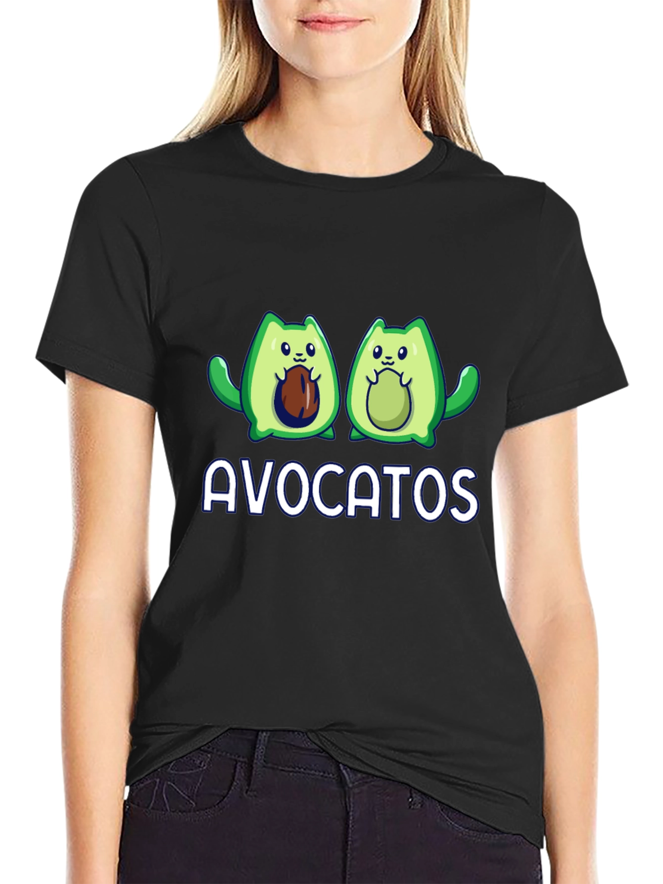 Avocato T-Shirt: Cute Avocado Cat Graphic Tee