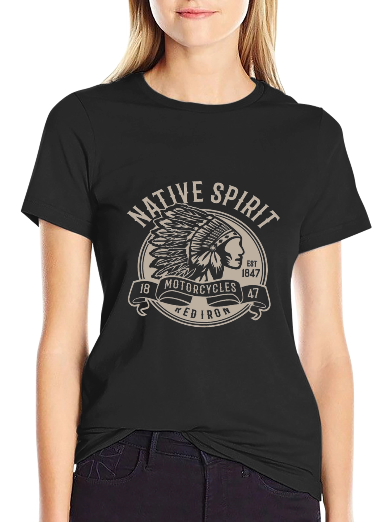 Native Spirit Motorcycles Graphic T-Shirt