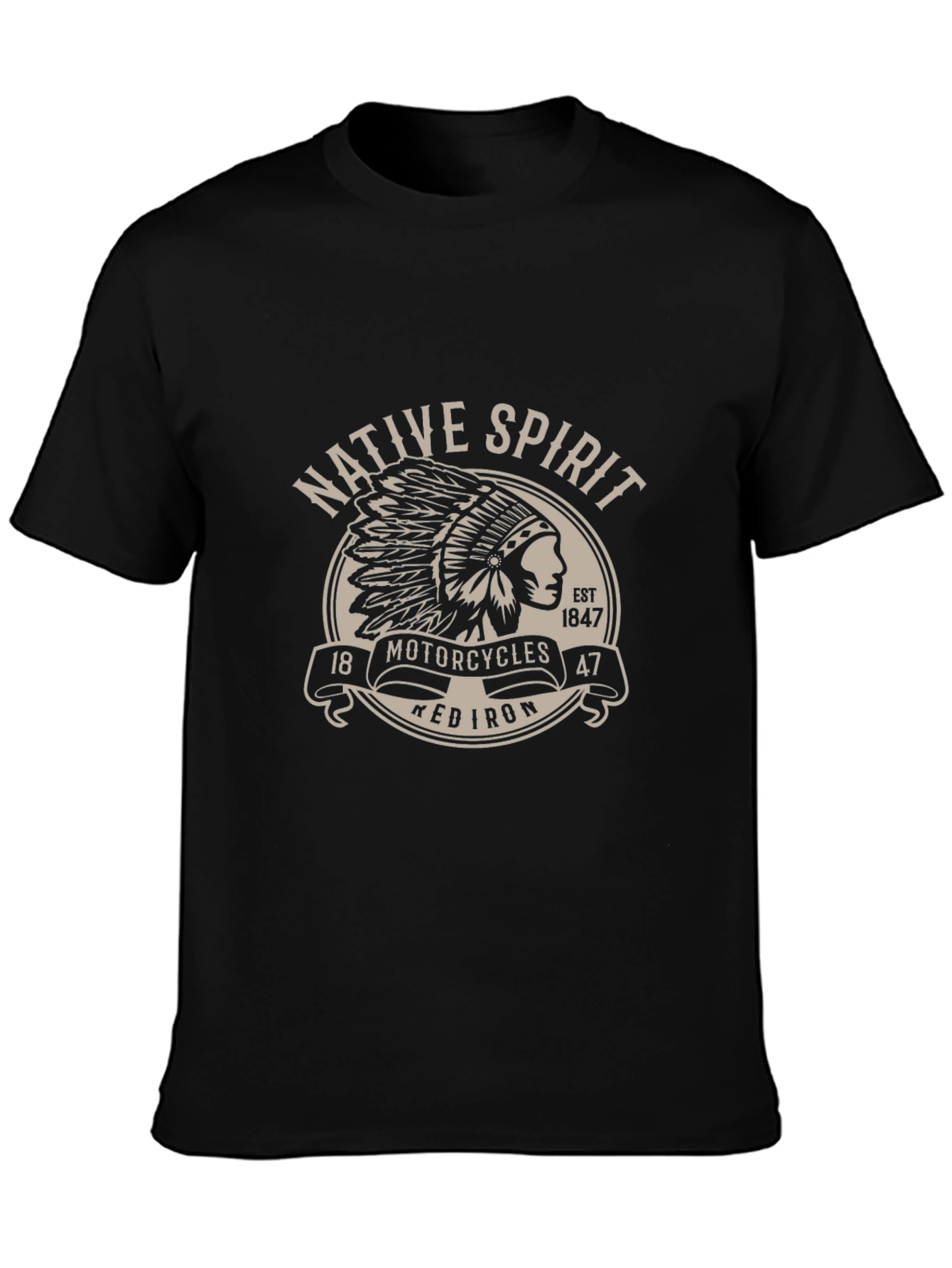 Native Spirit Motorcycles Graphic T-Shirt