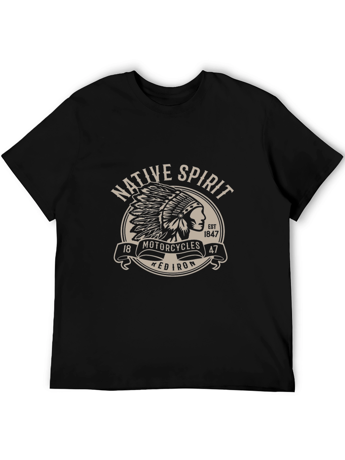 Native Spirit Motorcycles Graphic T-Shirt
