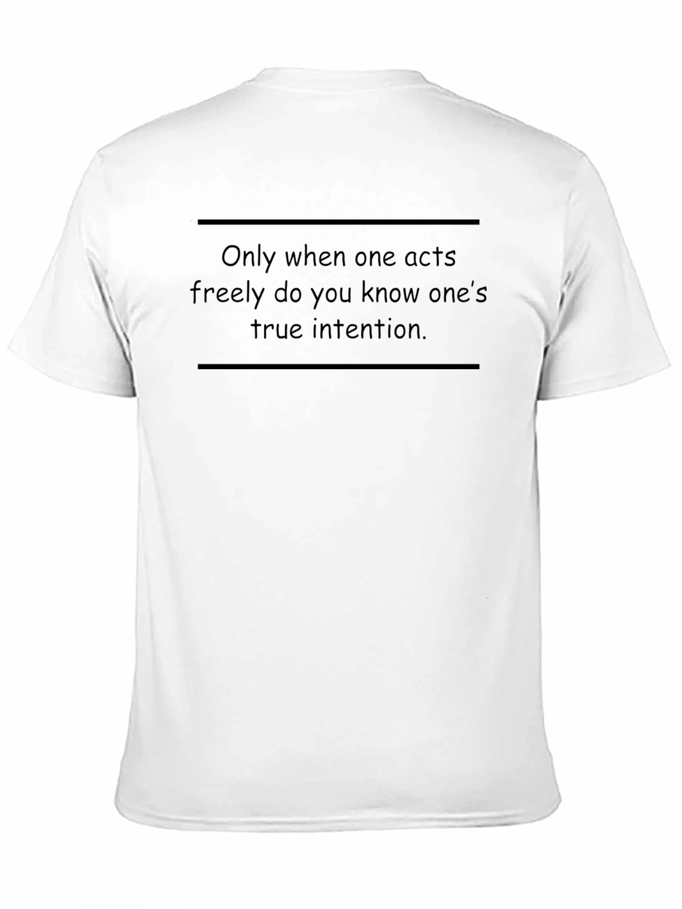 Intention Tee - Soft Cotton Blend T-Shirt