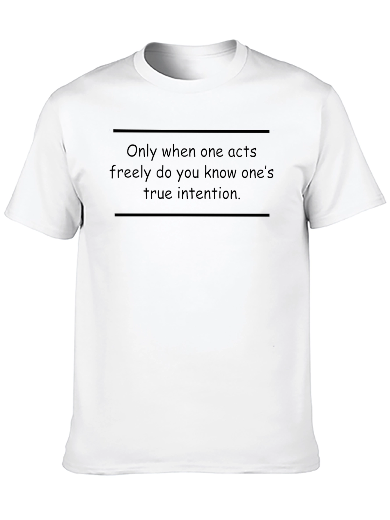 Intention Tee - Soft Cotton Blend T-Shirt