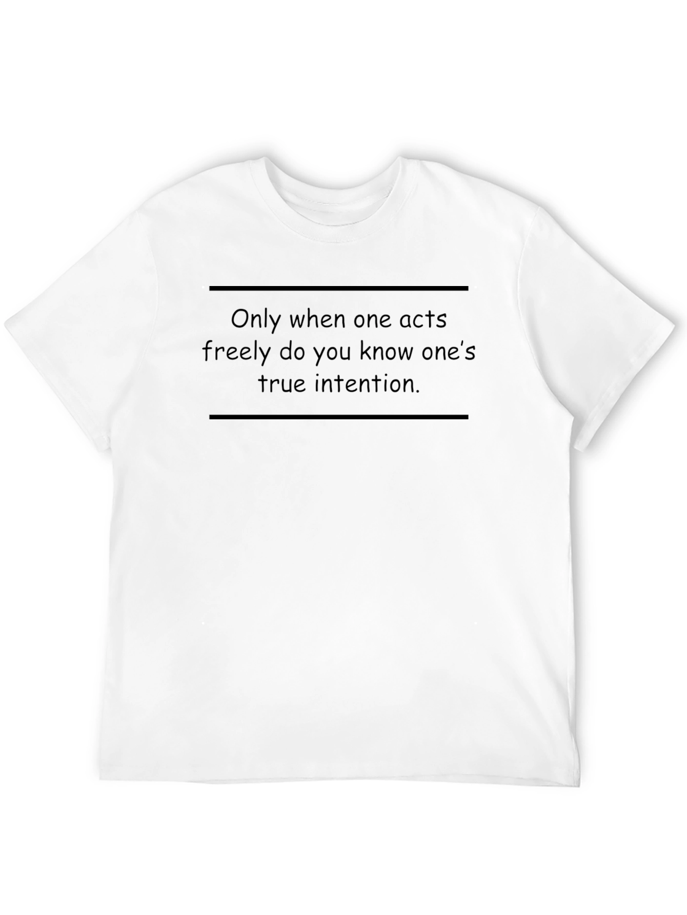 Intention Tee - Soft Cotton Blend T-Shirt
