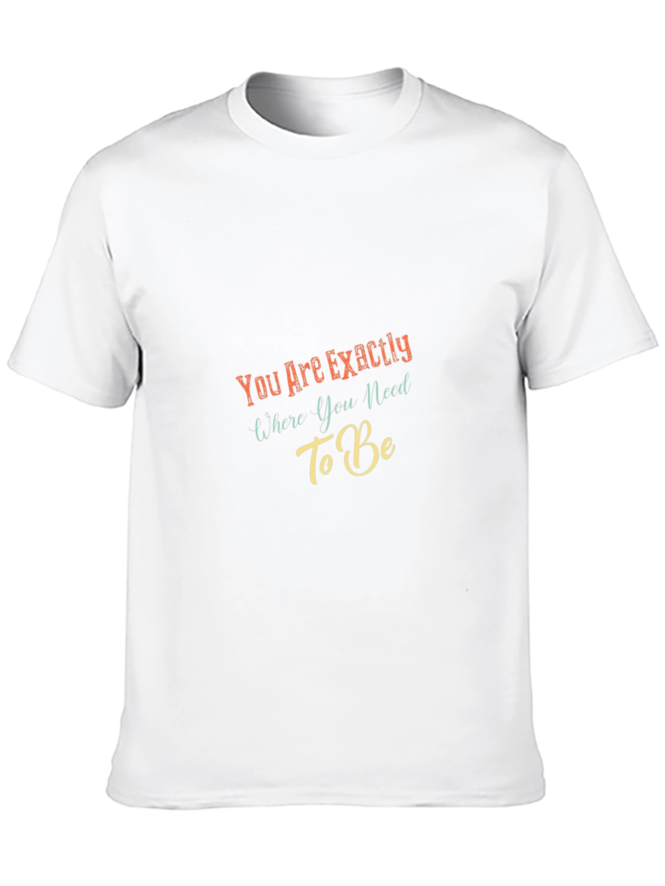 Inspirational Message Black T-Shirt