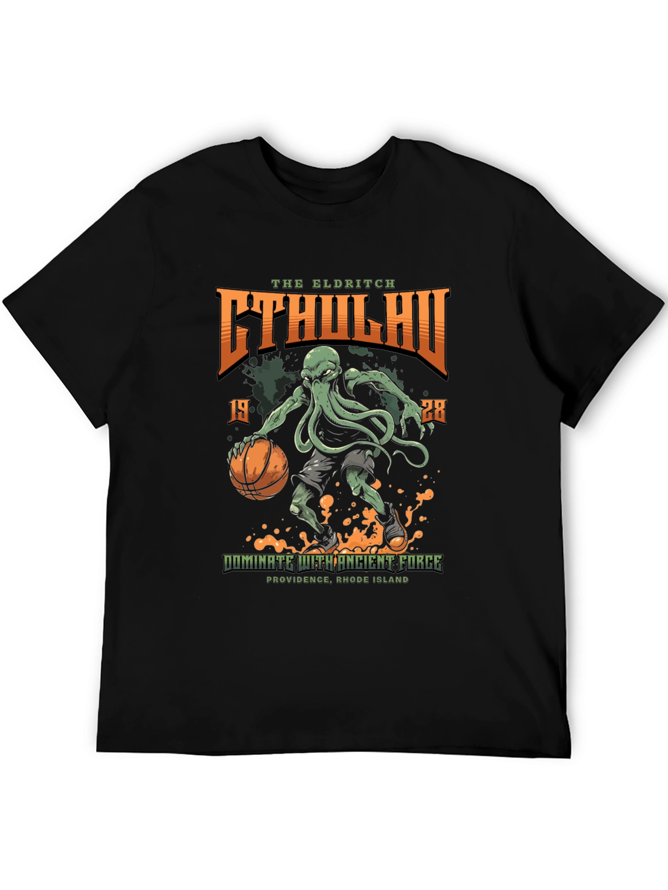 Eldritch Cthulhu Basketball Tee