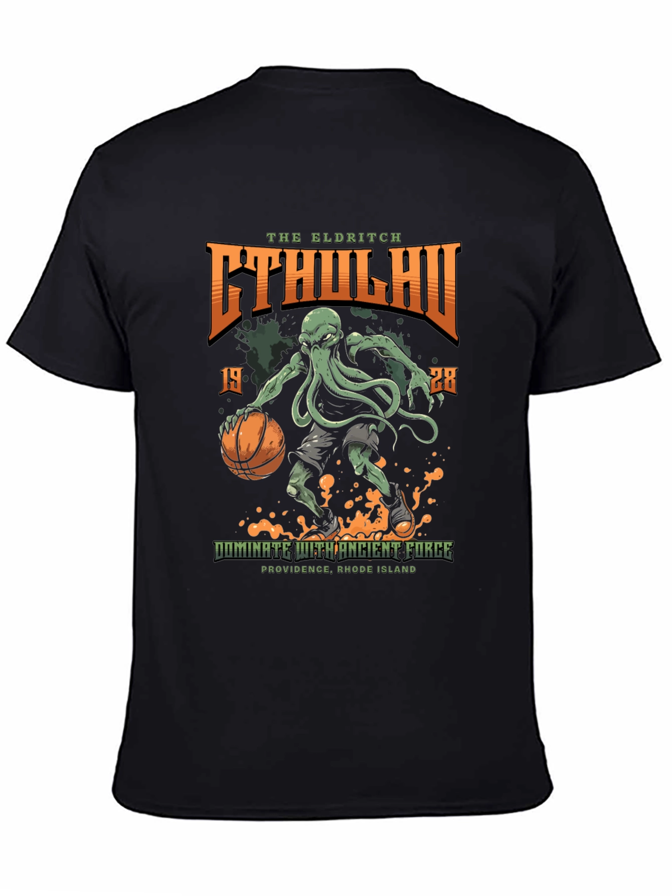 Eldritch Cthulhu Basketball Tee