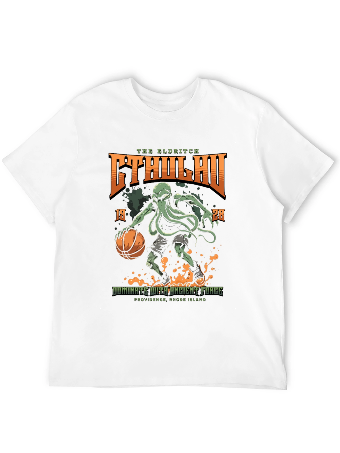 Eldritch Cthulhu Basketball Tee