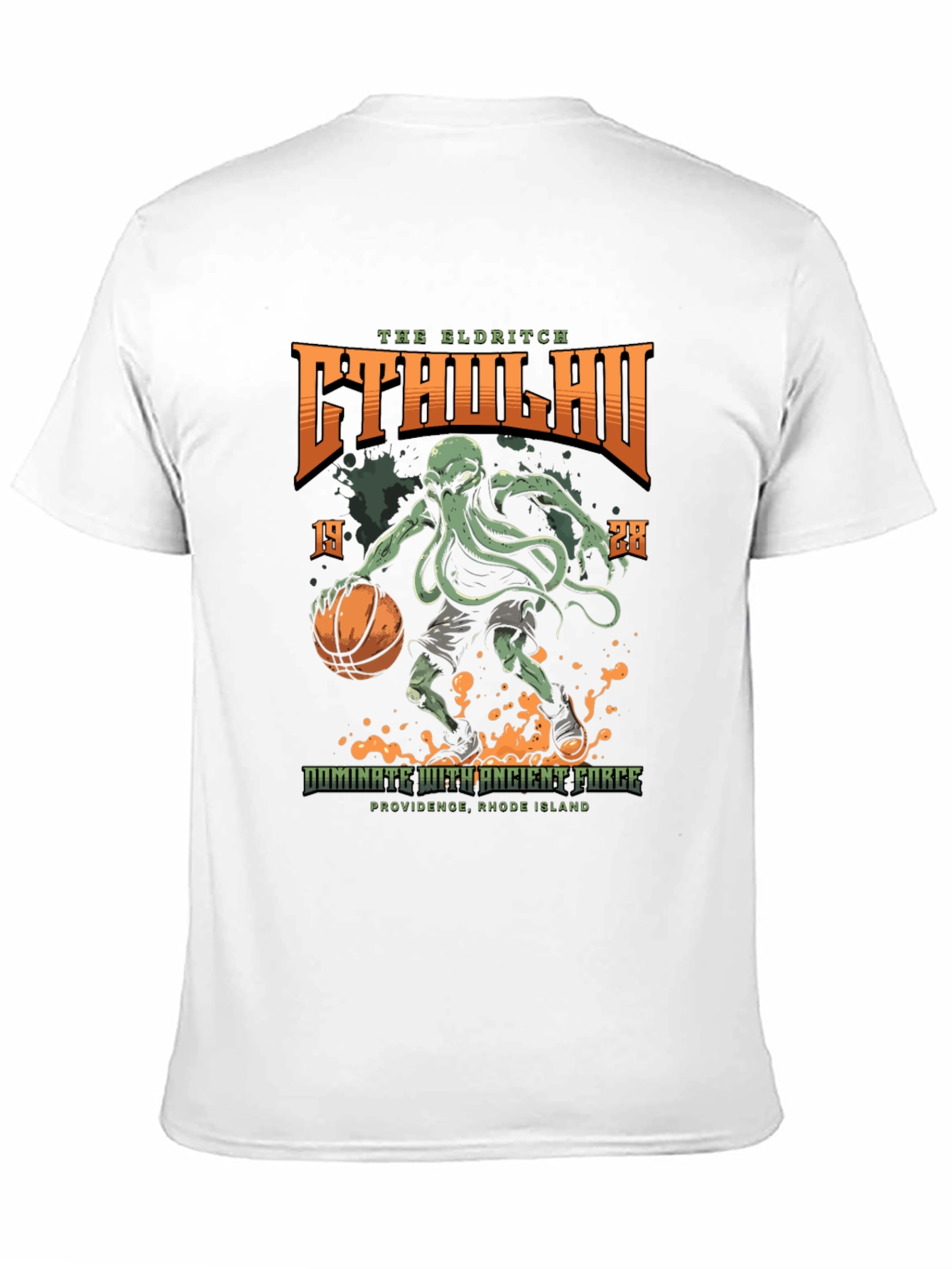 Eldritch Cthulhu Basketball Tee