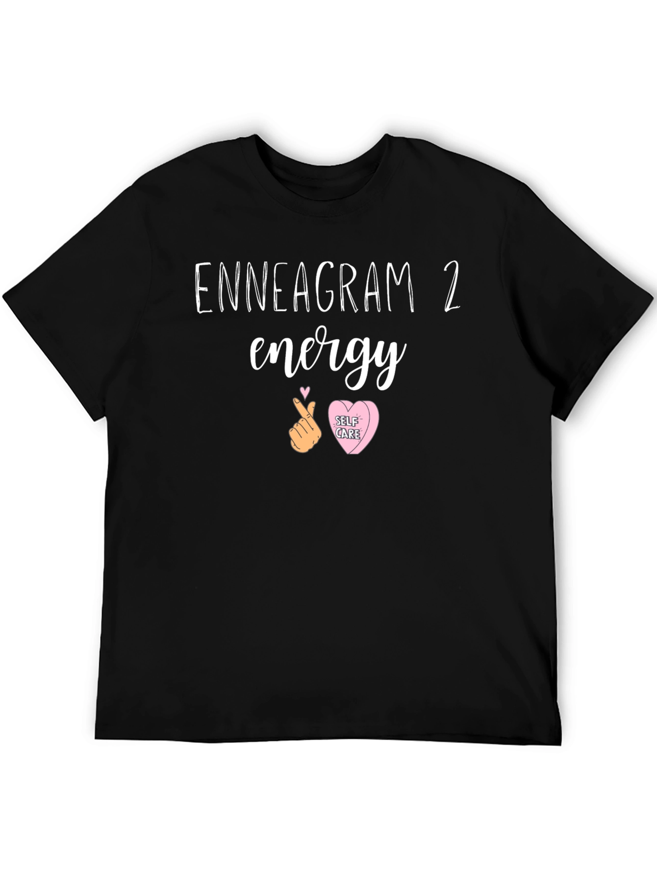 Enneagram 2 Energy Graphic Tee - Self Care T-Shirt
