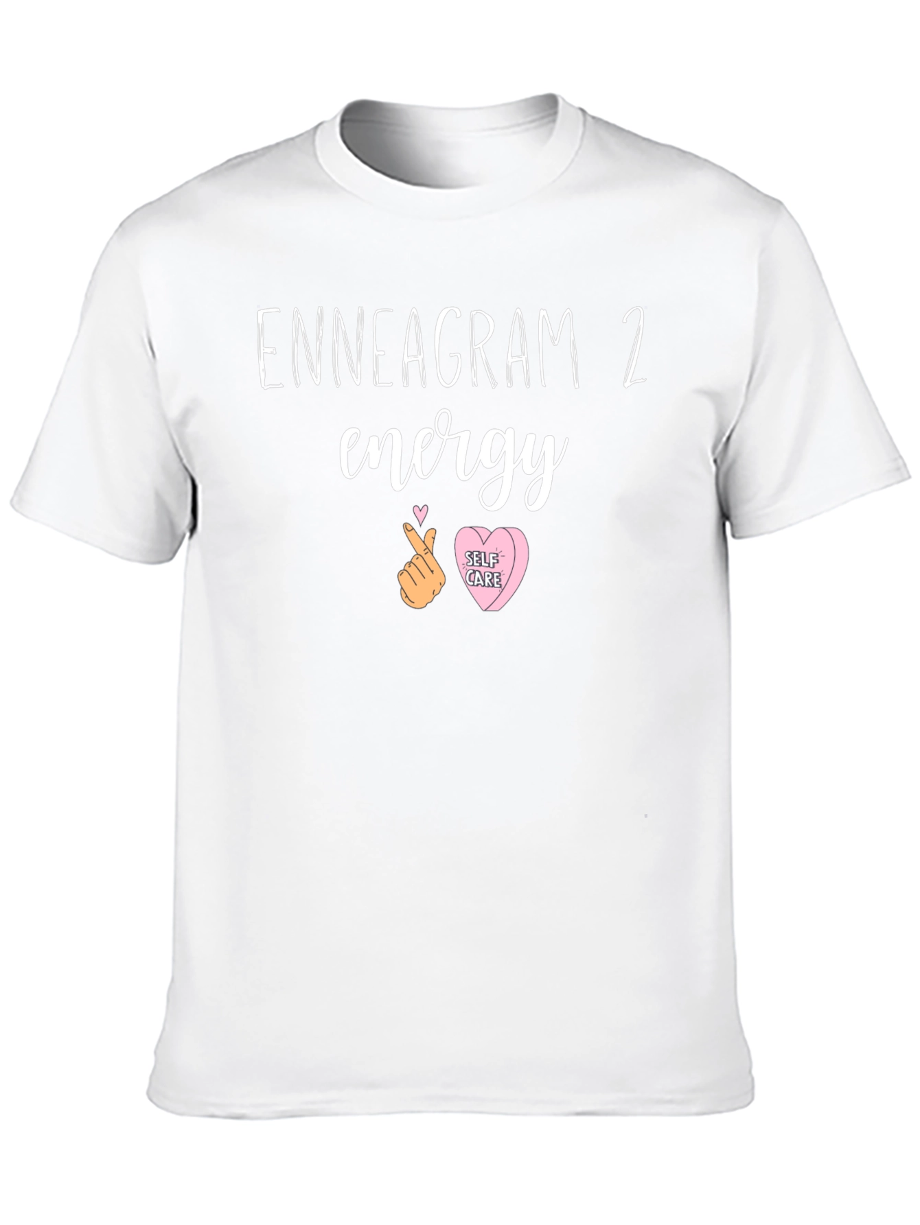 Enneagram 2 Energy Graphic Tee - Self Care T-Shirt