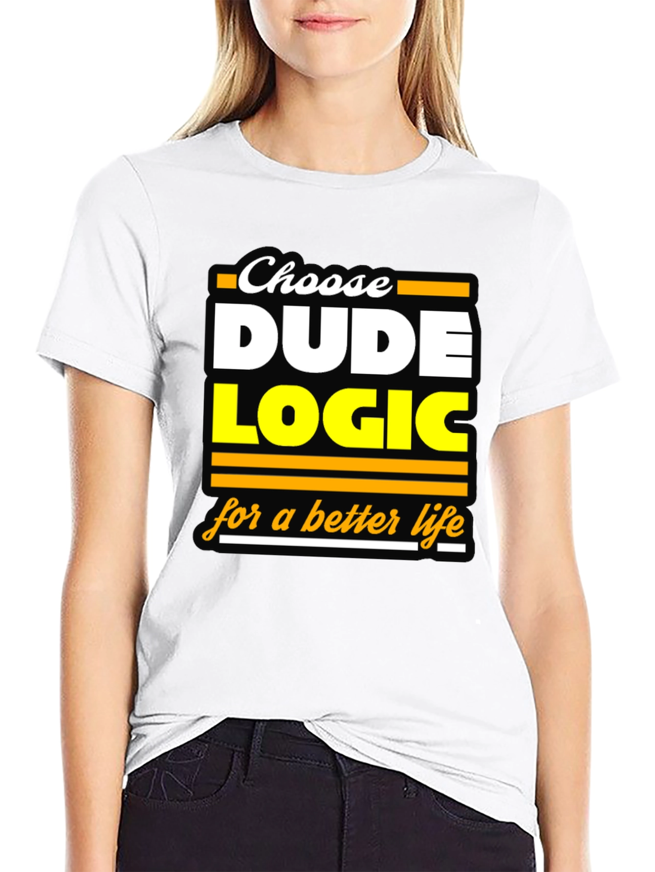 Choose Dude Logic Graphic Tee