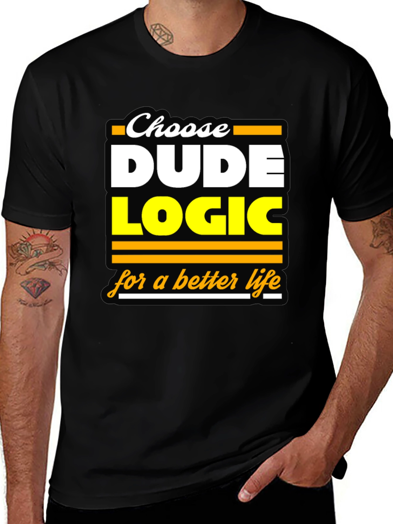 Choose Dude Logic Graphic Tee