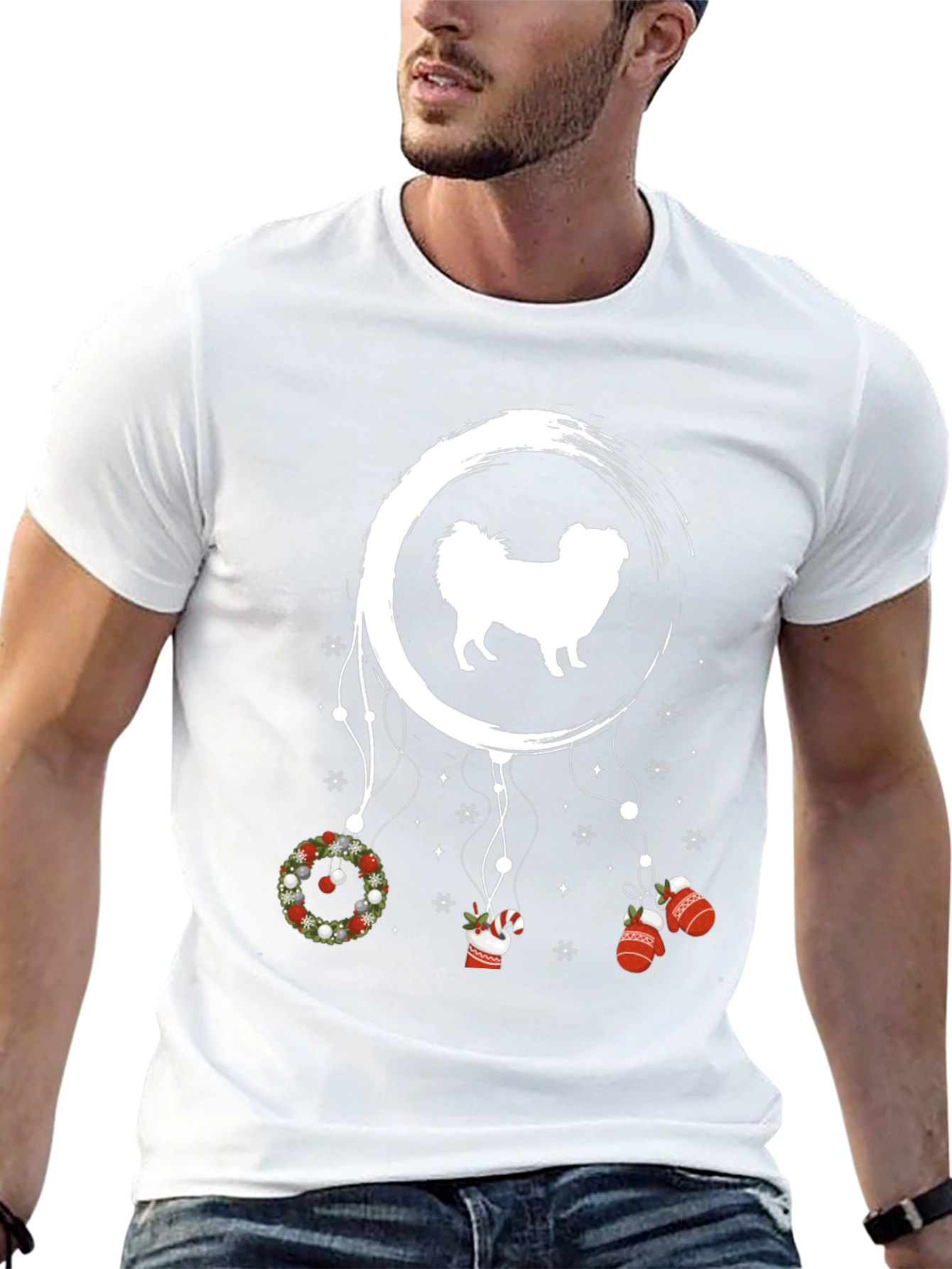 Christmas Dog Dreamcatcher T-Shirt