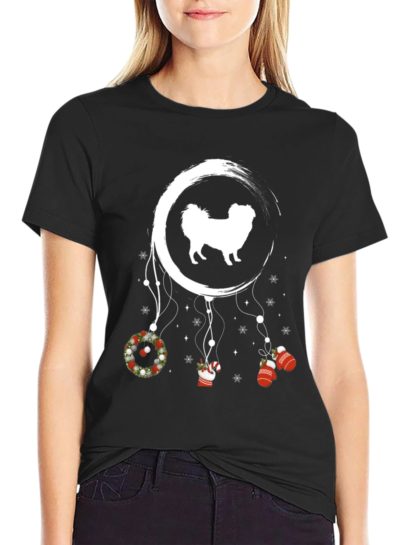 Christmas Dog Dreamcatcher T-Shirt