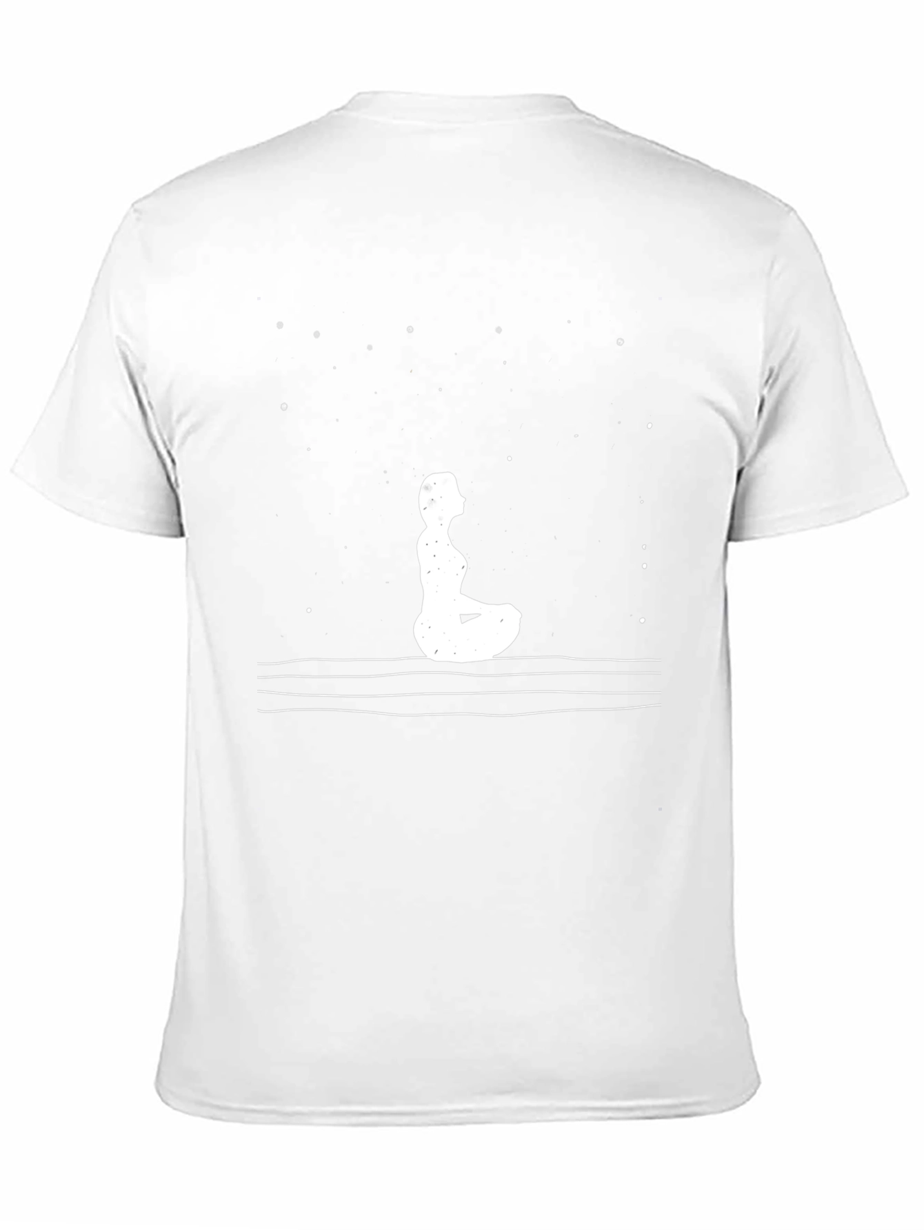 Yoga Meditation T-Shirt - Starry Night Design