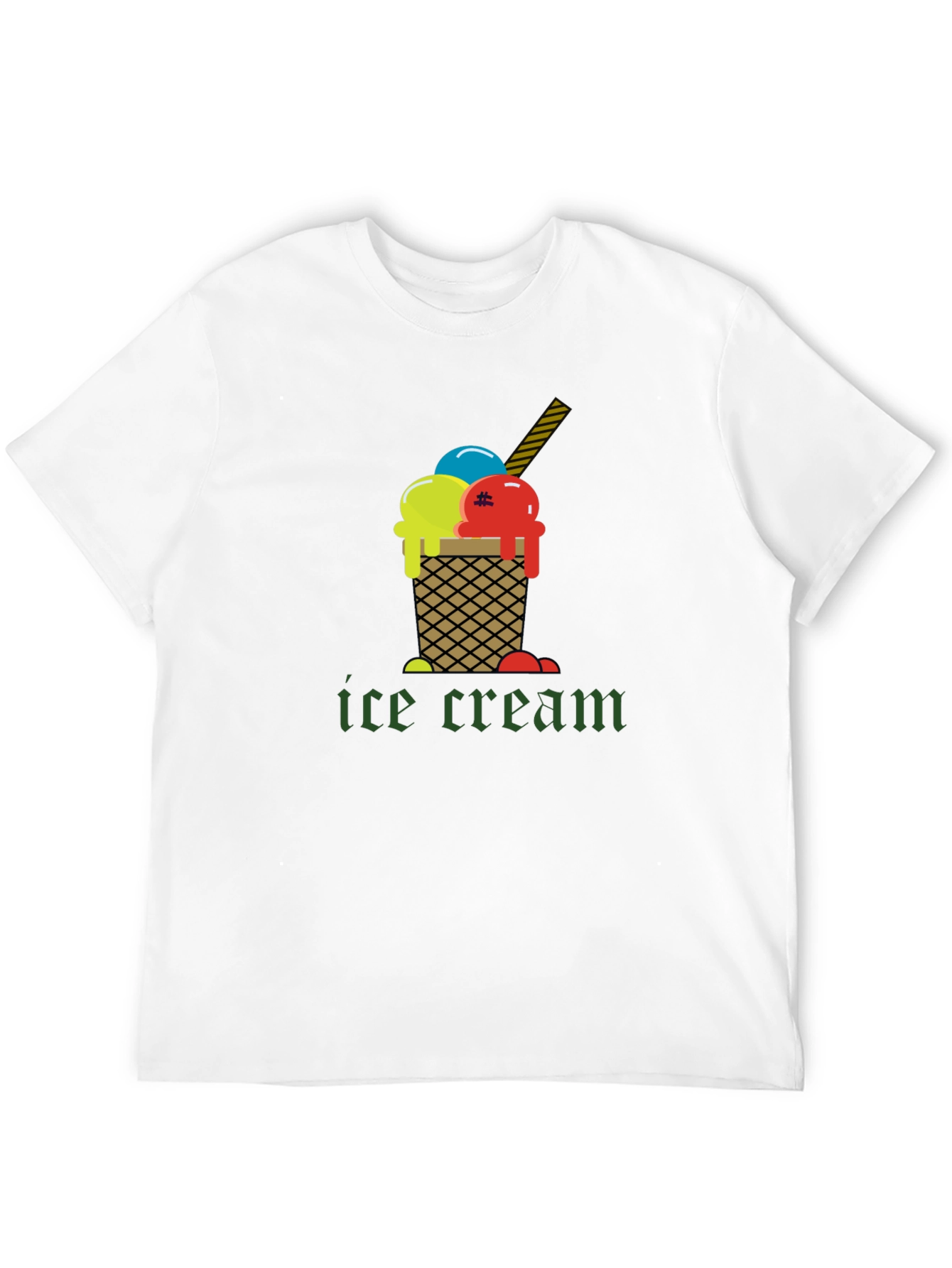 Ice Cream Graphic Tee - Cool & Stylish