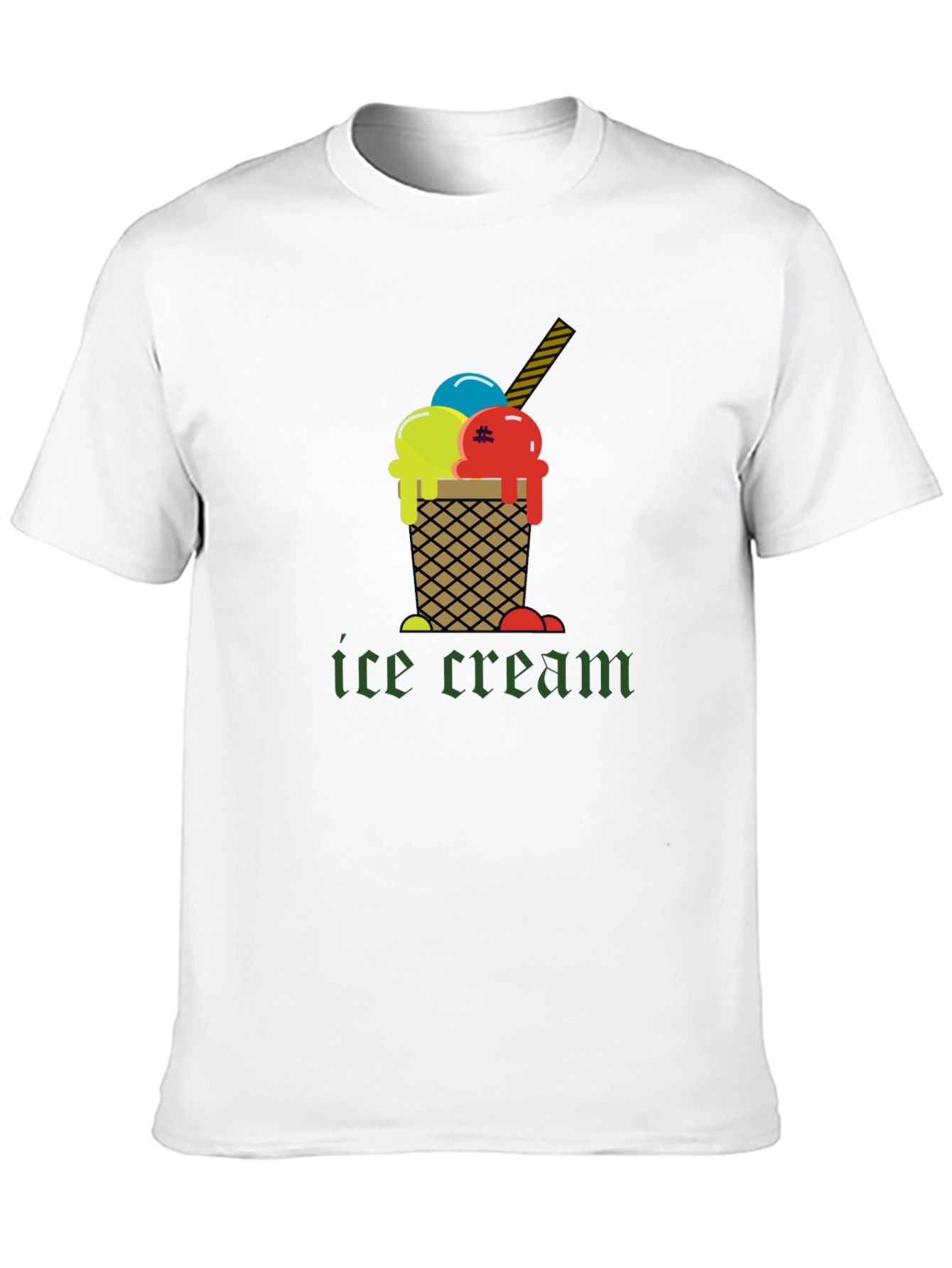 Ice Cream Graphic Tee - Cool & Stylish