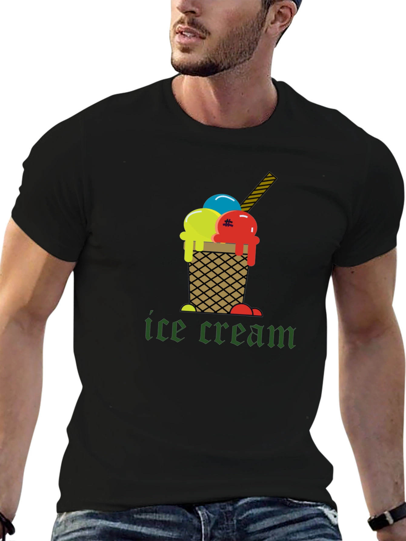 Ice Cream Graphic Tee - Cool & Stylish