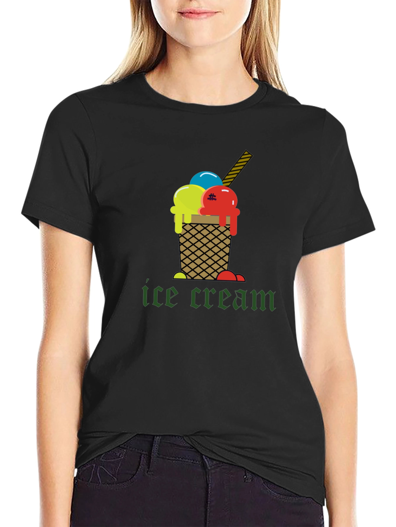 Ice Cream Graphic Tee - Cool & Stylish