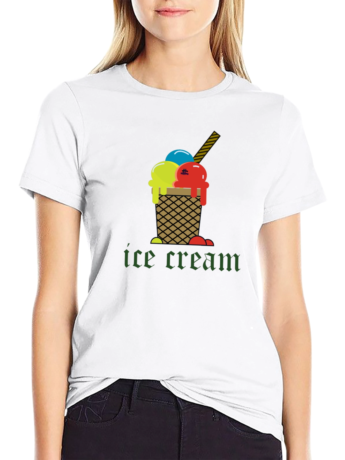 Ice Cream Graphic Tee - Cool & Stylish