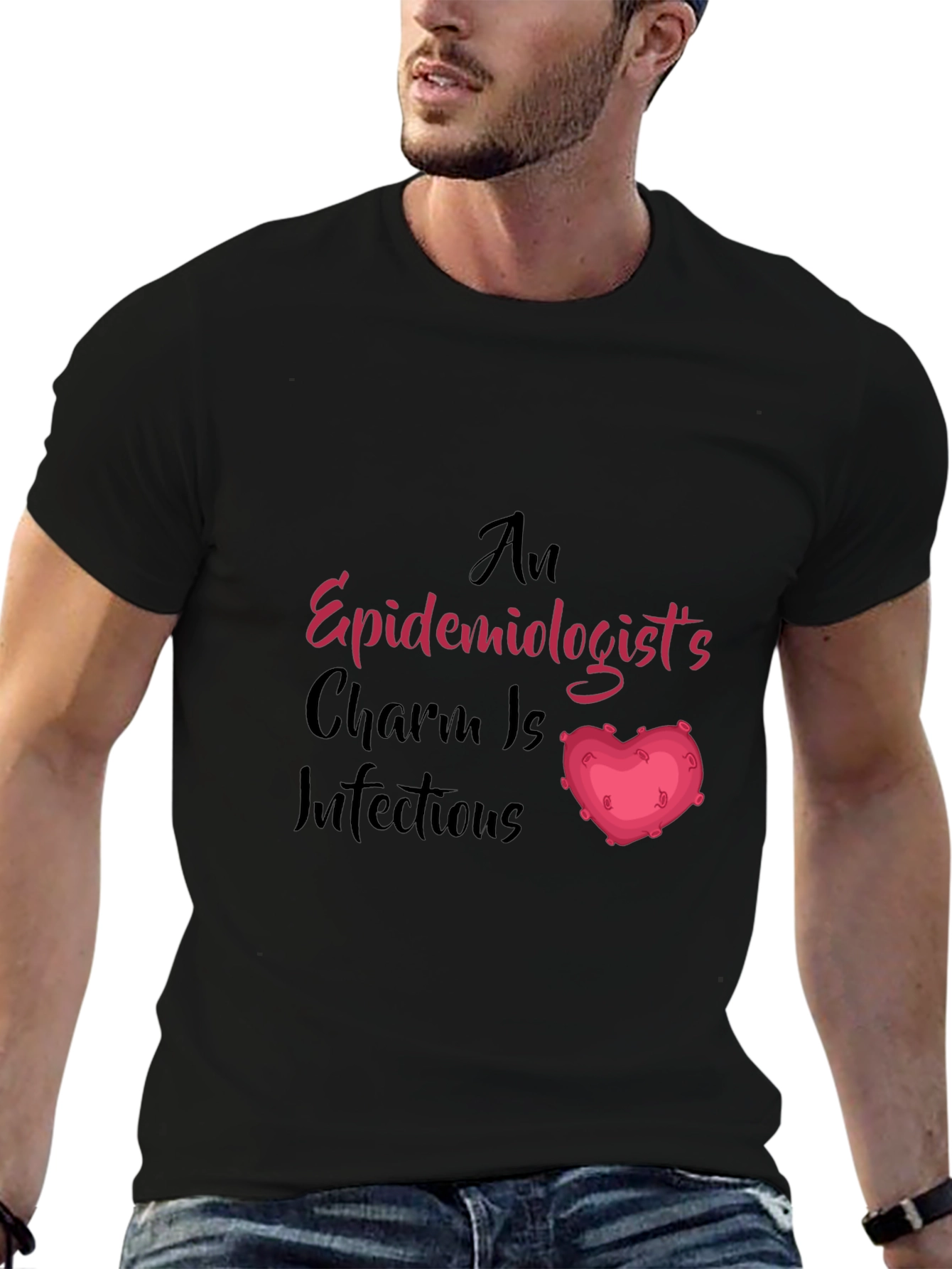 Epidemiologist Charm T-Shirt - Infectious Love!