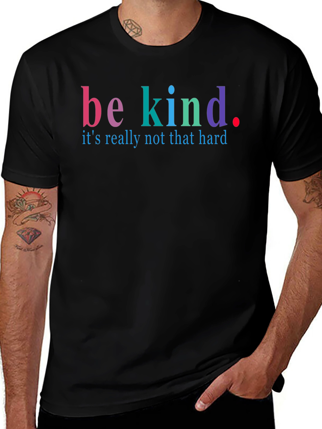 Be Kind Graphic Tee - Soft Cotton Comfort