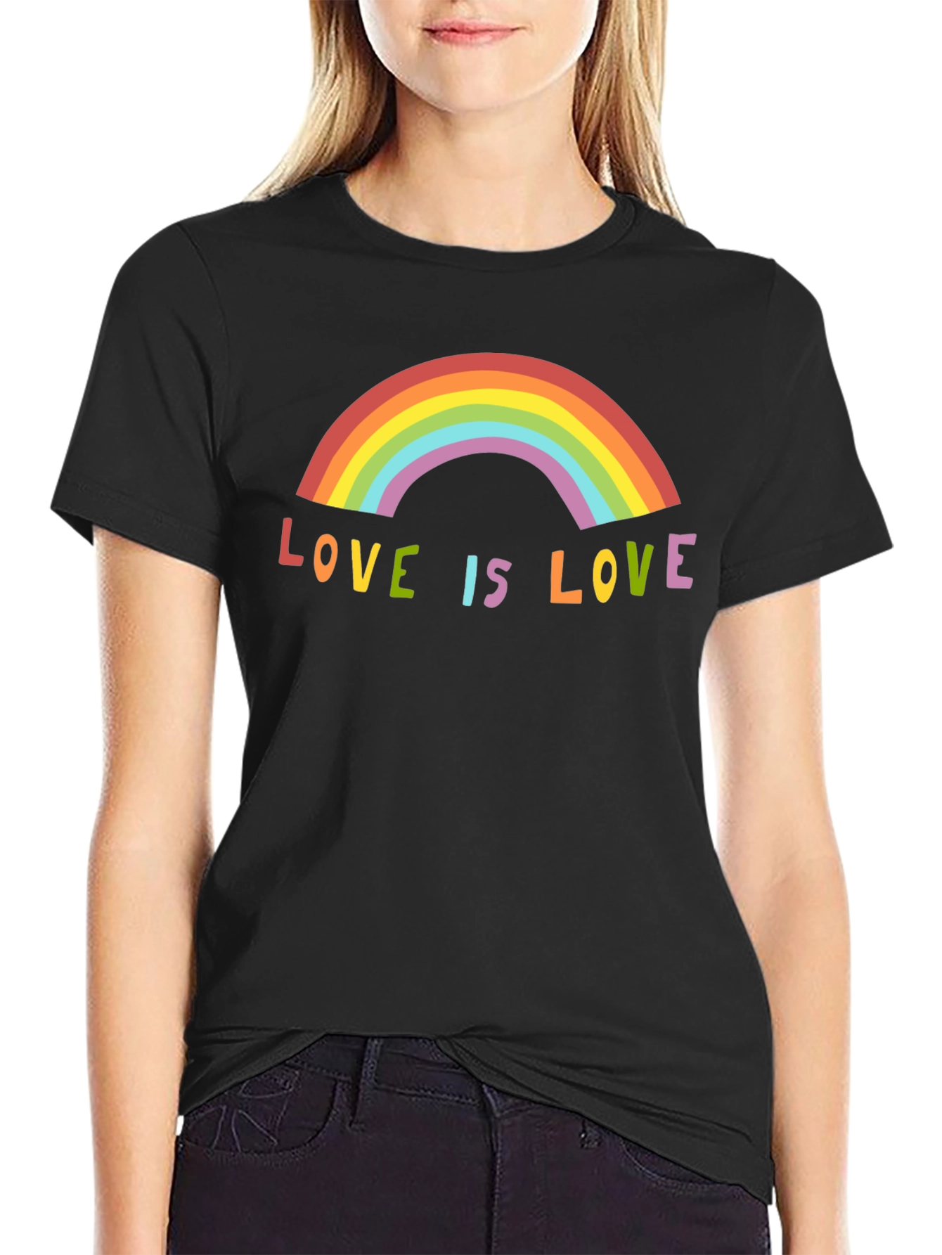 Love is Love Rainbow Graphic Tee