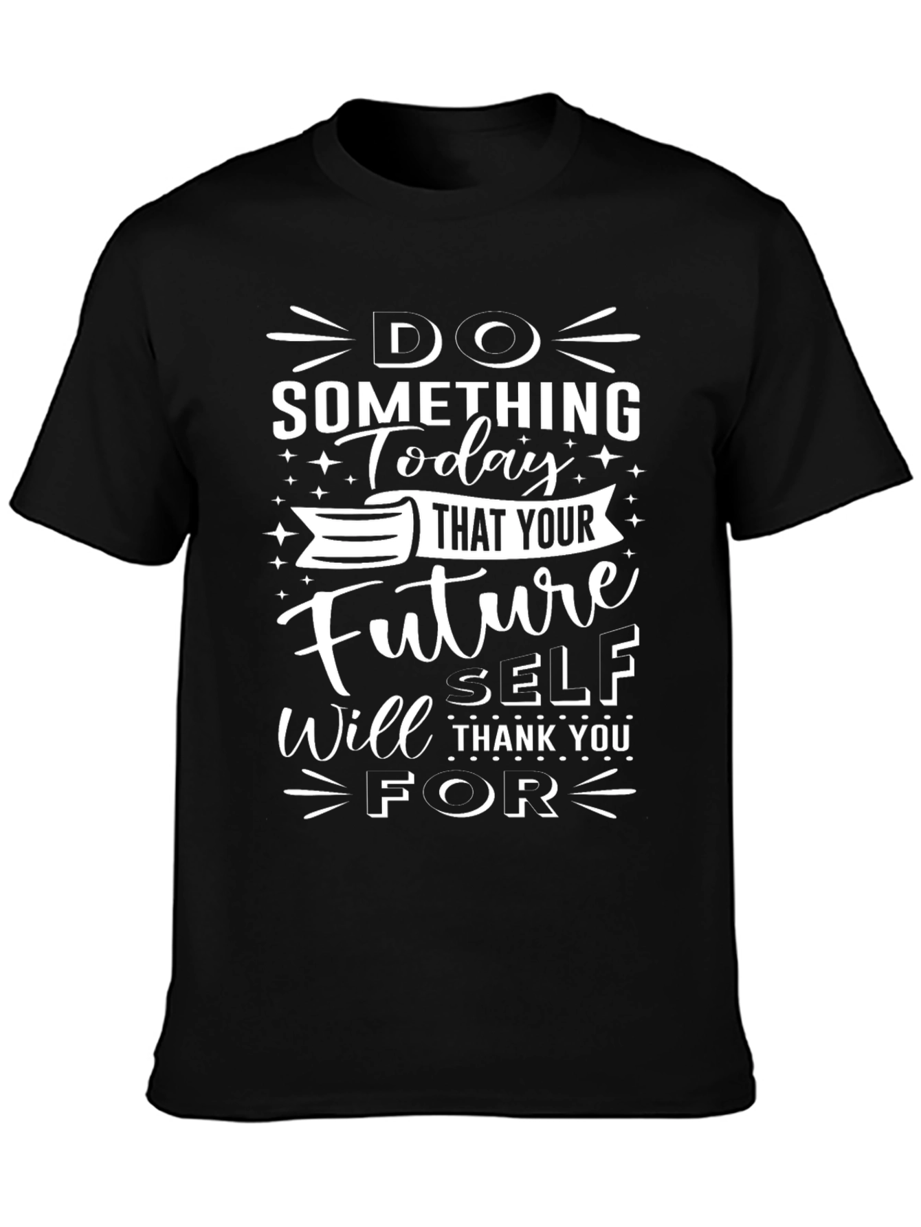 Inspirational Graphic Print T-Shirt
