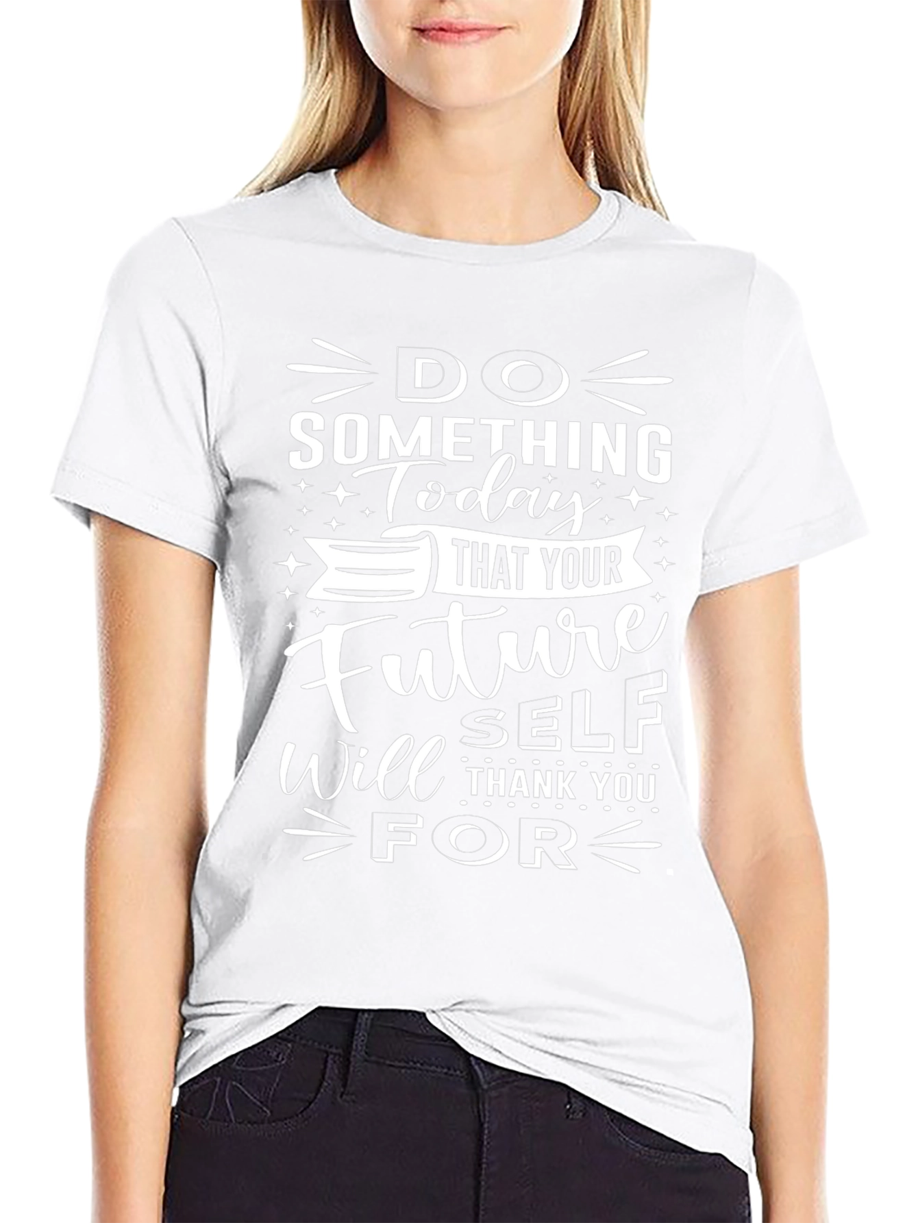 Inspirational Graphic Print T-Shirt