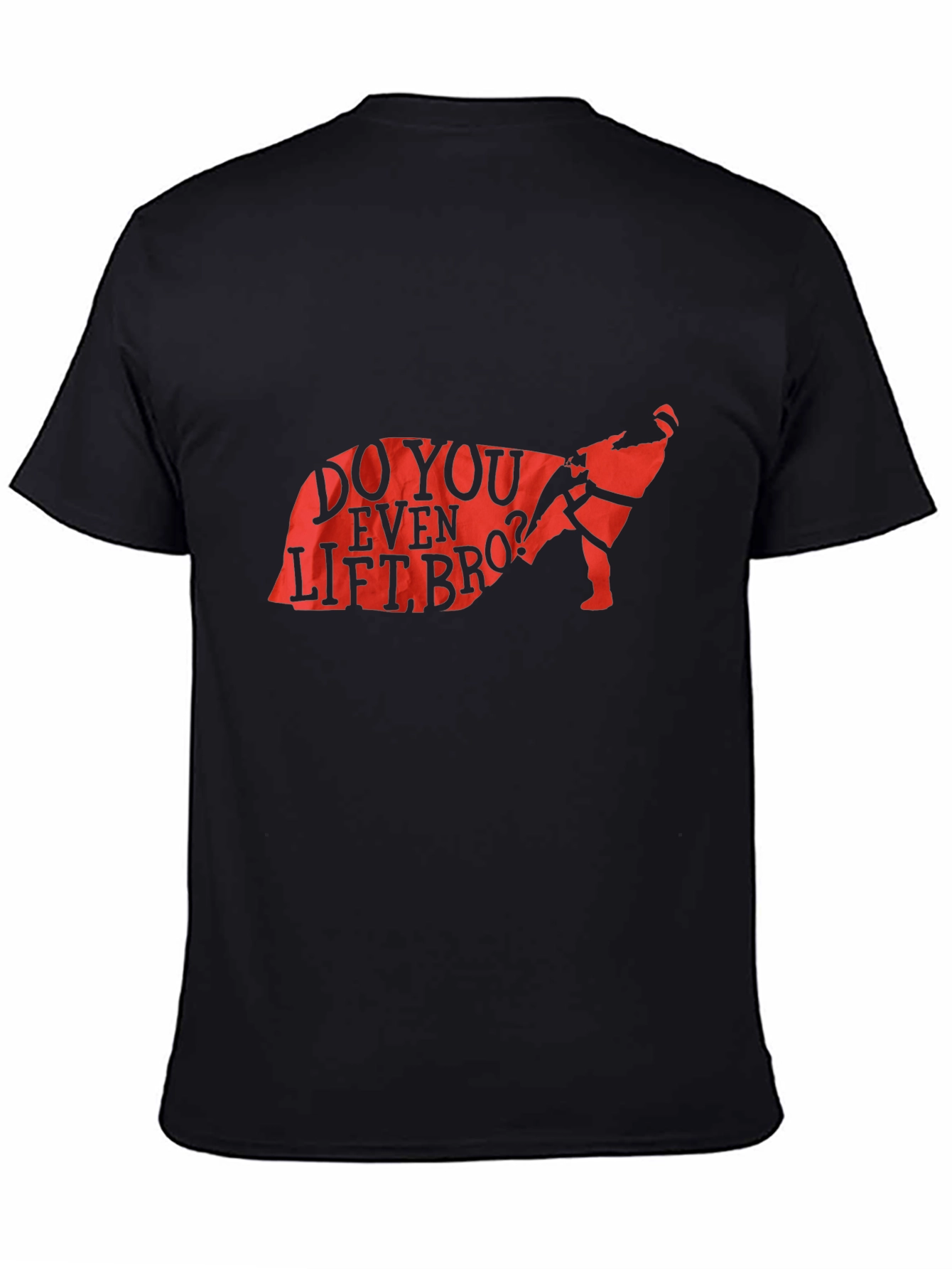 Do You Even Lift Bro? Badger Black T-Shirt